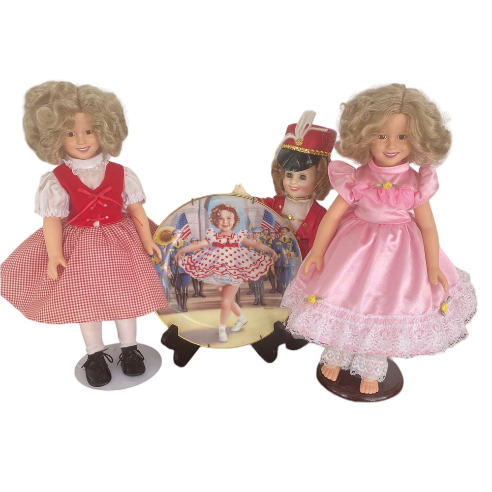Shirley Temple Danbury Mint Porcelain Dolls Lot Shirley Temple Collectibles